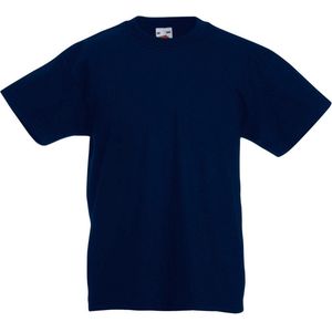 Fruit Of The Loom Originele T-shirt met korte mouwen voor kinderen / tieners (Donker Marine)