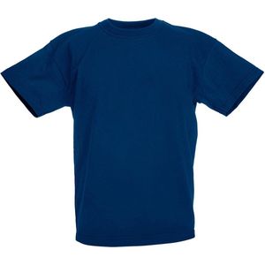 Fruit Of The Loom Originele T-shirt met korte mouwen voor kinderen / kinder (Marine)