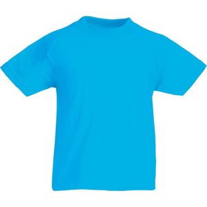 Fruit Of The Loom Originele T-shirt met korte mouwen voor kinderen / kinder (Royaal Blauw)