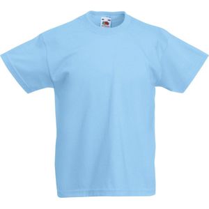 Fruit Of The Loom Originele T-shirt met korte mouwen voor kinderen / kinder (Hemel Blauw)