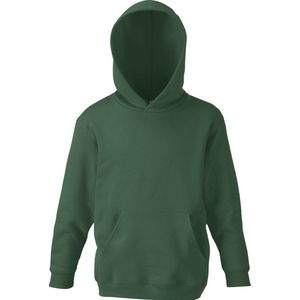 Fruit Of The Loom - Classic 80/20 Hoodie - Bottle Groen - Unisex