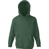 Fruit Of The Loom - Classic 80/20 Hoodie - Bottle Groen - Unisex