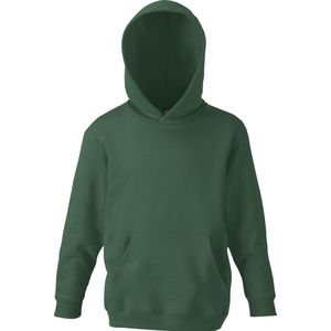 Fruit Of The Loom - Classic 80/20 Hoodie - Bottle Groen - Unisex