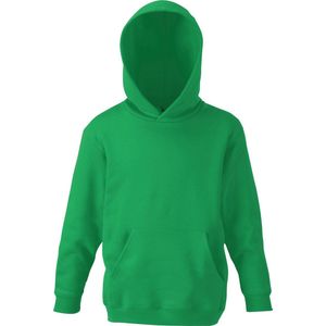 Fruit Of The Loom Kids Unisex Hoodie - Kelly Groen