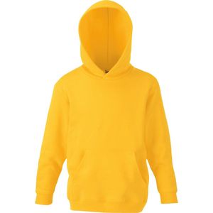 Fruit Of The Loom Kids Unisex Classic 80/20 Hoodie (Zonnebloem Geel)
