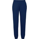 Fruit Of The Loom Heren Elastische Manchet Trainingsbroek / Joggingbroek (Marine)