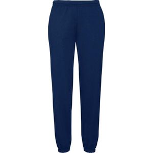 Fruit Of The Loom Heren Elastische Manchet Trainingsbroek / Joggingbroek (Marine)