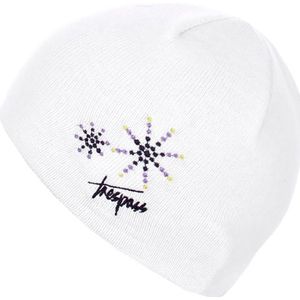 Trespass - Meisjes Sparkle Gebreide Beanie Muts (2/4 Jahre) (Wit)