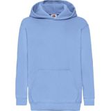 Fruit Of The Loom - Kinder Sweatshirt - Hemel Blauw - Katoen/Polyester