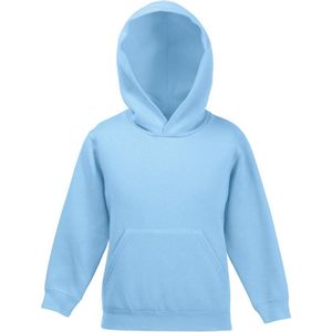 Fruit Of The Loom - Kinder Sweatshirt - Hemel Blauw - Katoen/Polyester