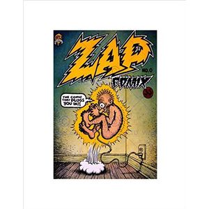 Wee Blue Coo Zap Comix Underground Rare Wall Art Print Poster
