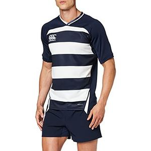 Canterbury van Nieuw-Zeeland Vapodri Evader Hooped Rugby Jersey, Navy, S