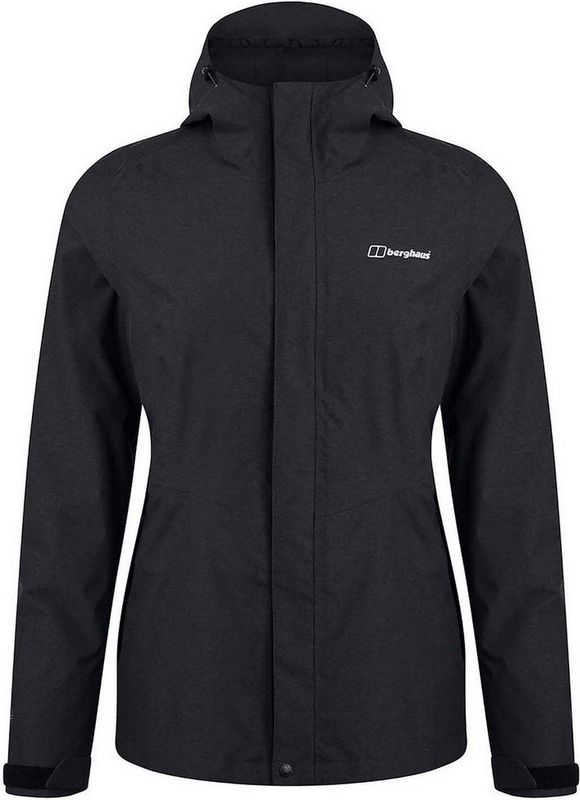 Regenjas - Waterafstotend - Gemêleerd - Stretchfleece - Verstelbare Capuchon