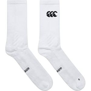 Canterbury Heren Mid Calf Grip sokken, helder wit, S