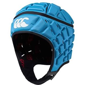 Canterbury CCC Rugby Raze Headguard, Scrum Cap, volledige dekking, zachte rand kinriem, ontworpen gaten hulp ventilatie, schuim vulling, blauw, XS