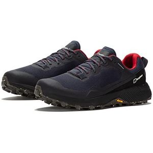 Berghaus Heren Revolute Active Walking Trail Schoenen | Waterdicht | Ademend | Duurzaam | Vibram Rubberen Zool Boot, Blauw zwart, 42.5 EU