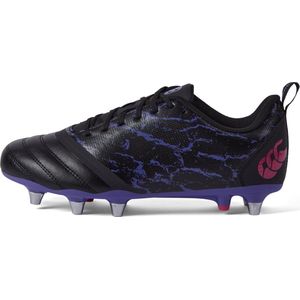 Canterbury Mannen Gestempelde Team Soft Ground Rugby Laarzen Zwart Prism Violet, Zwart Prisma Violet, 41.5 EU