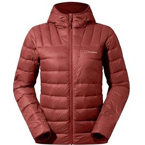 Berghaus Silksworth Silksworth donsjack met capuchon voor dames, Roest rood.