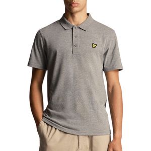 Lyle & Scott - Sports Polo - Grijs - Katoen/Polyester/Elastaan