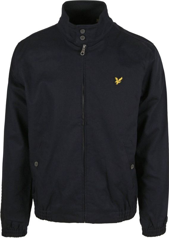 Lyle & Scott - Harrington Jacket - Tussenjas - Blauw - 100% Katoenen Twill