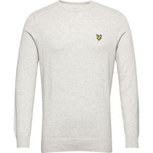 Lyle & Scott - Crew Neck Sweater - Grijs - Katoen Wol
