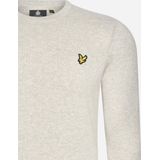 Lyle & Scott - Crew Neck Merino Jumper - Sweater - Grijs - Katoen en Wol