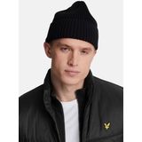 Lyle & Scott - Zwarte Mouwloze Gilet met Rits en Zakken