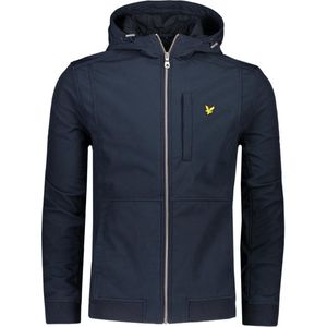 Lyle & Scott - Softshell Jack - Zwart - Hardshell - Met Capuchon