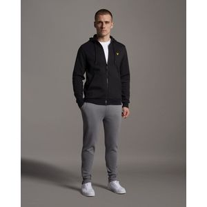 Lyle & Scott - Fly Fleece - Hoodie - Zwart - 70% Viscose, 22% Polyamide, 8% Elastaan