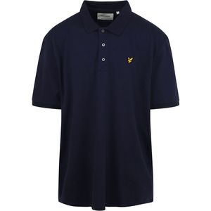 Lyle and Scott - Poloshirt - Navy - Biologisch Katoen - Licht Getailleerd