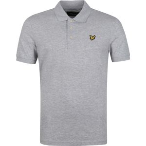 Lyle and Scott - Poloshirt - Grijs - Katoen en Elasthaan