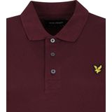 Lyle and Scott - Polo Burgundy Heren Poloshirt