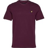 Lyle and Scott - T-shirt Burgundy - Heren - Modern-fit