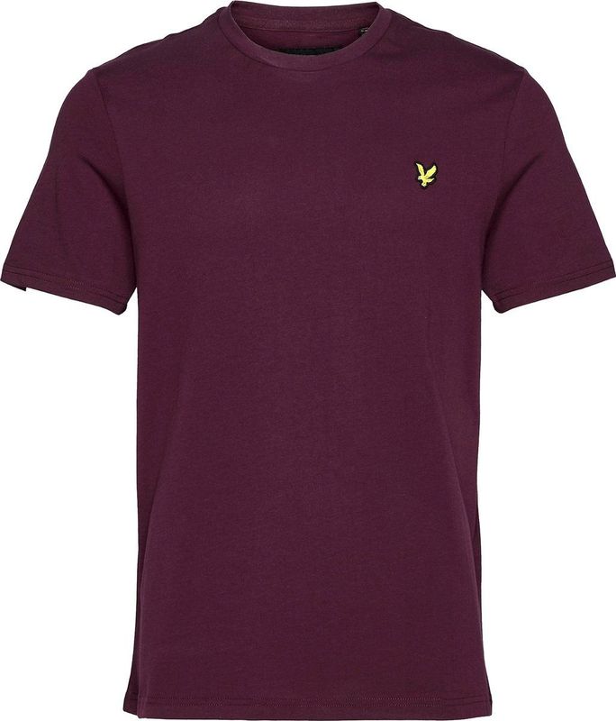 Lyle and Scott - T-shirt Burgundy - Heren - Modern-fit
