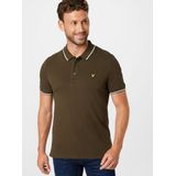 Lyle Scott heren polo kaki groen