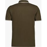 Lyle Scott heren polo kaki groen