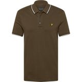 Lyle Scott heren polo kaki groen