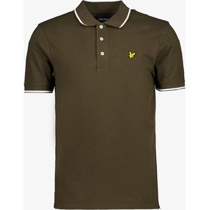 Lyle Scott heren polo kaki groen