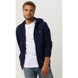 Lyle & Scott - Vest met Rits - Donkerblauw - Katoen