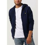 Lyle & Scott - Vest met Rits - Donkerblauw - Katoen