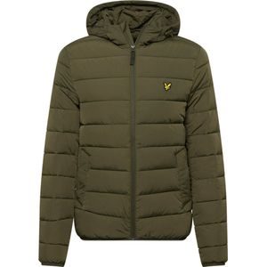 Lyle & Scott - Lightweight Puffer - Olive - Kunststof - Verstelbare Capuchon