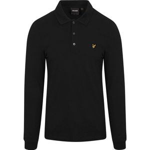 Lyle and Scott Zwarte Longsleeve Polo - Heren