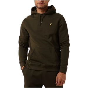Lyle & Scott - Hoodie - Olive - 100% Katoen