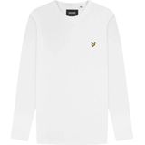 Lyle & Scott - Plain T-shirt - Lange Mouwen - Zwart - 100% Katoen