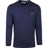 Lyle & Scott - Effen T-shirt - Blauw - 100% BCI-katoen
