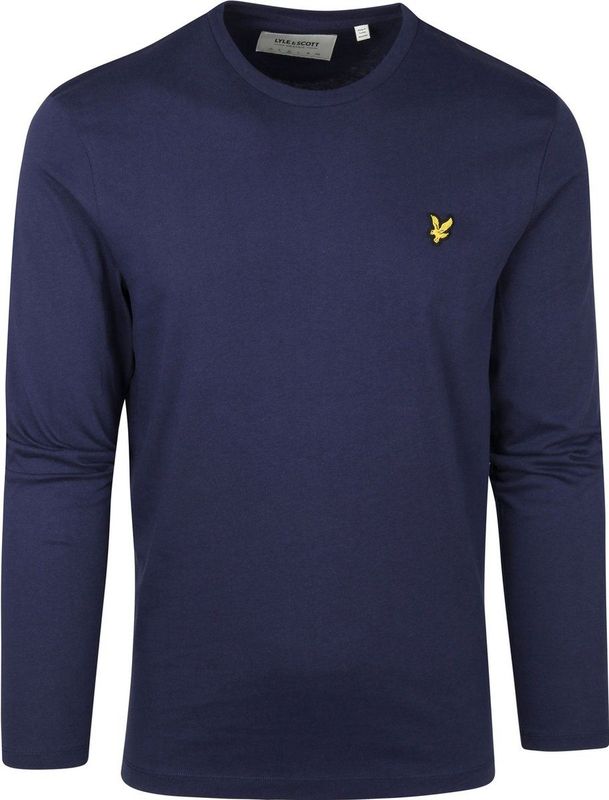 Lyle & Scott - Effen T-shirt - Blauw - 100% BCI-katoen