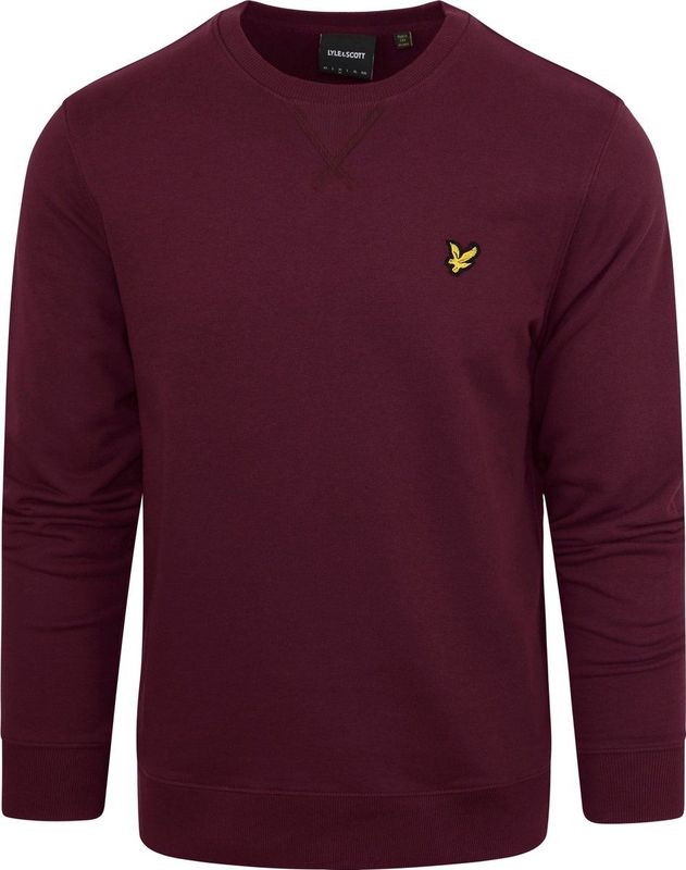 Lyle & Scott - Middenlaag Crew Neck Sweatshirt - Bruin - Heren - Katoen