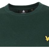 Lyle & Scott - Men Crew Neck - Trui - Donkergroen - 100% Katoen