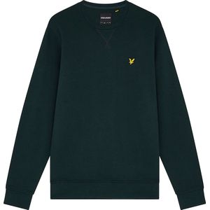 Lyle & Scott - Middenlaag Crew Neck Sweatshirt - Groen - Heren