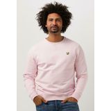 Lyle & Scott - Sweatshirt - Lichtroze - Katoen - Ronde Hals